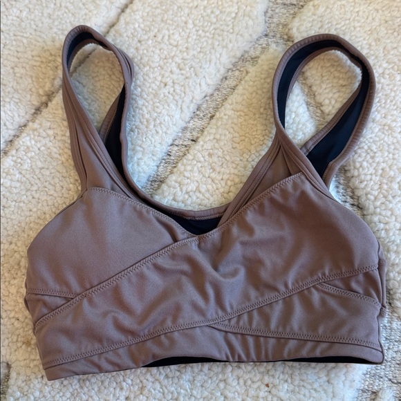 Varley Black and Brown Sports Bra - Picture 1 of 2